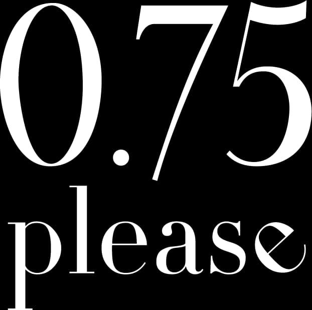 0.75 Please